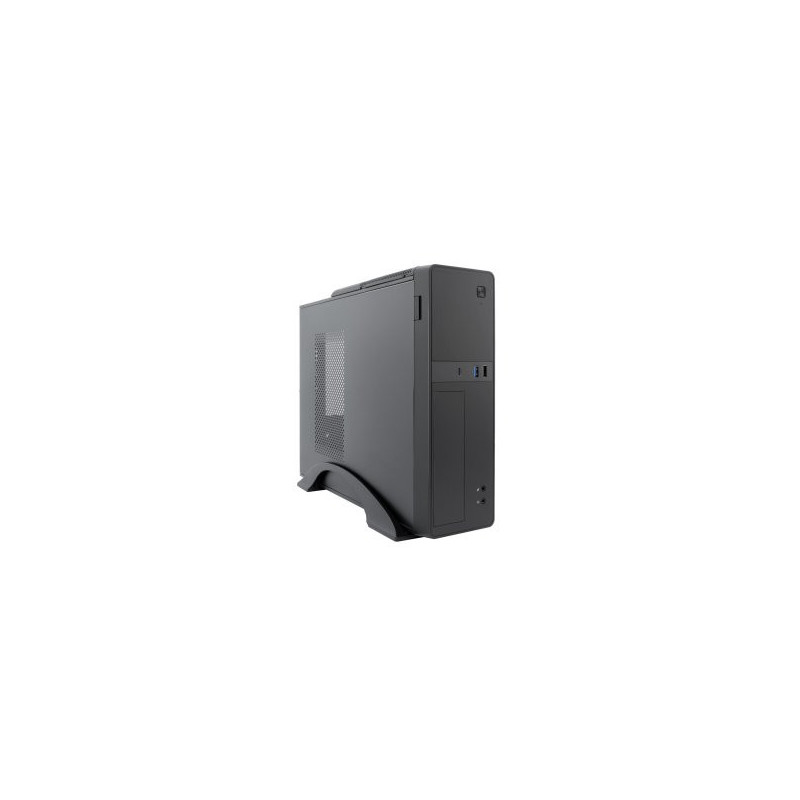 Caja microatx slim coolbox t310 1x 3.5? 1x2.5? 1x5,25\ gpu 225max low profile  fuente 300bz negro"