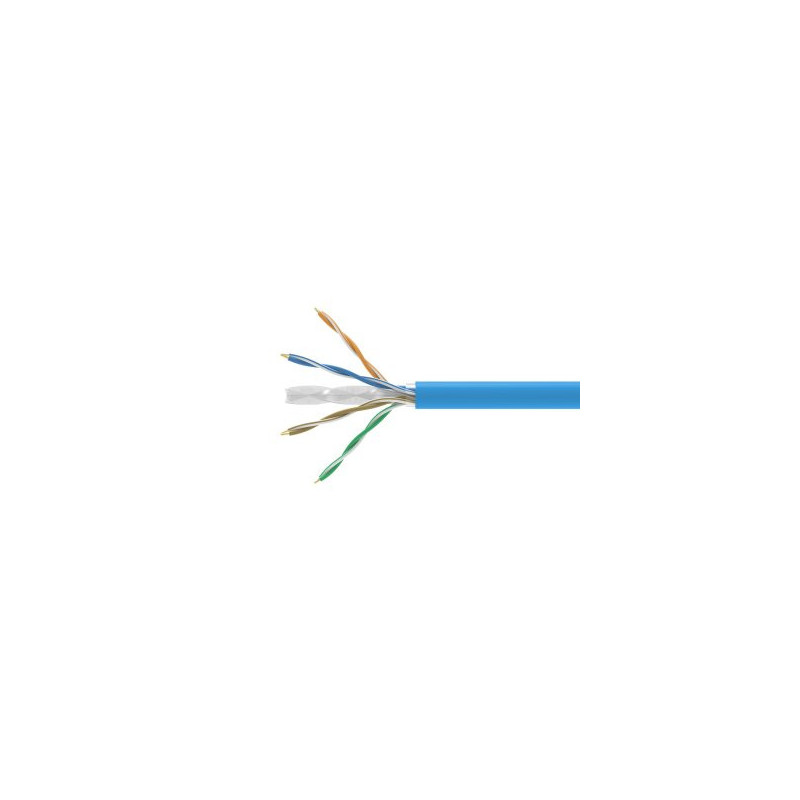 Bobina equip categoria 6a u/utp 305m dca lszh libre de halogenos color azul