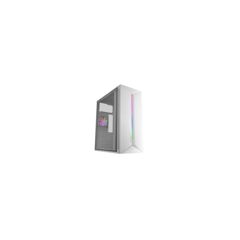 Caja atx mars gaming mcblaze cristal templado gpu 300mm 1x3.5 3x2.5 blanco