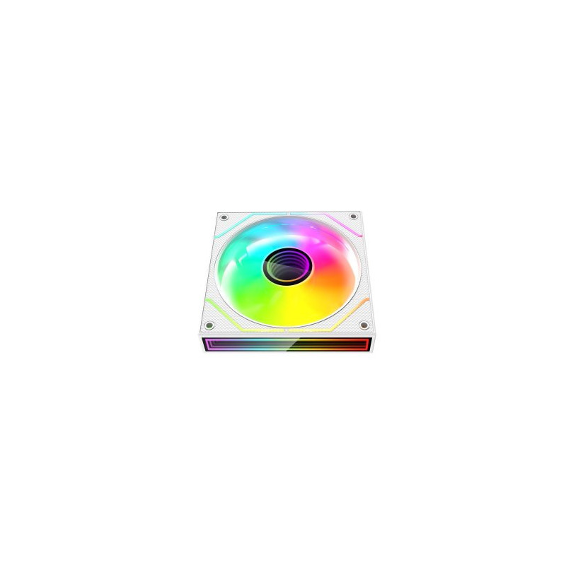 Kit 3xventilador interno argb mars gaming mf3dprokit blanco 120mm argb argb hub rf remote
