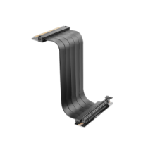 Cable riser pcie 4.0 mars gaming mcapcie40  x16 flexible negro conector 90?