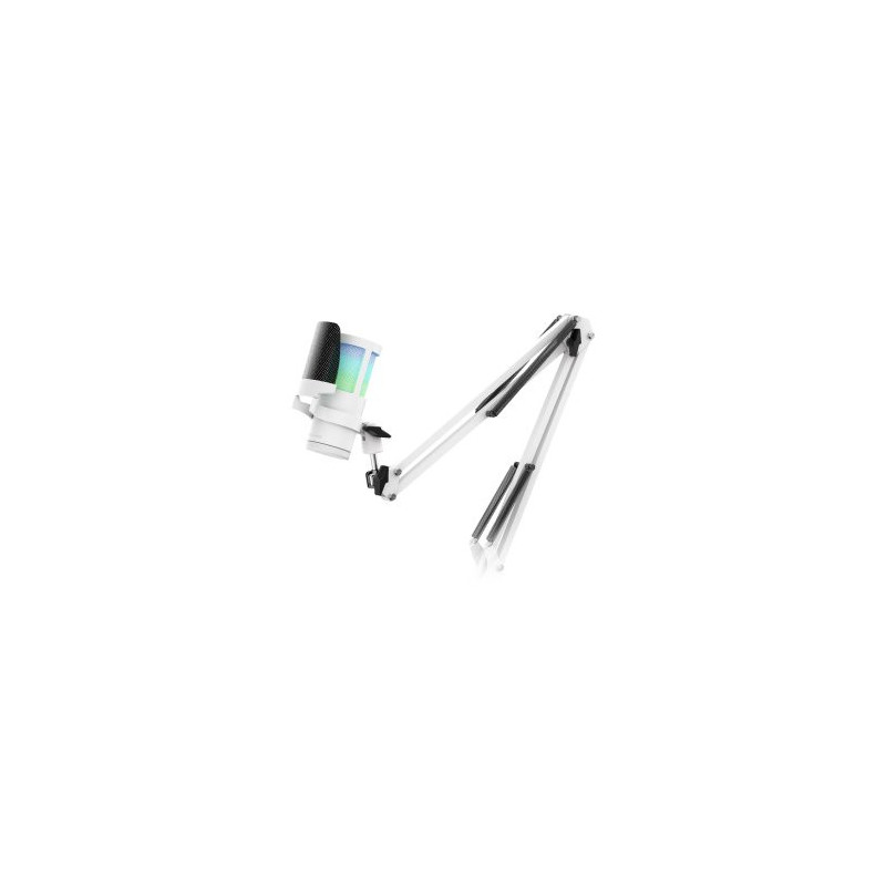 Micr?fono de estudio profesional mars gaming mmicscw adc 192khz 24bit brazo mecanico filtro pop