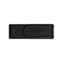 Memoria usb 64gb kingston dtxs/64 usb3.2gen 1 datatraveler exodia s (black/black)