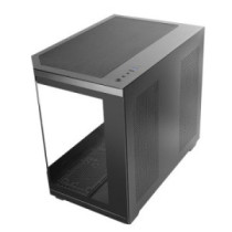 Caja microatx gaming mars gaming mc3tcorem triple cristal templado gpu 415mm 2x3.5 3x2.5 negro
