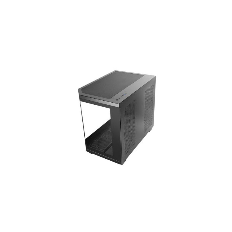 Caja microatx gaming mars gaming mc3tcorem triple cristal templado gpu 415mm 2x3.5 3x2.5 negro