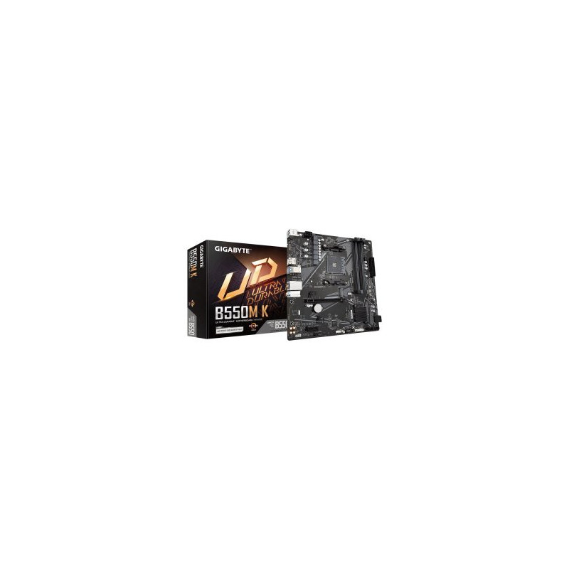 Pb gigabyte b550m k m-atx skt am4 4xddr4 3200mhz hdmi displayport lan m.2