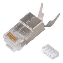 Kit 50 conectores rj45 equip categoria 8.1 apantallado 121148