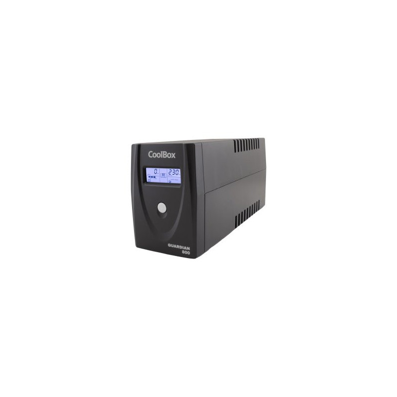 Sai coolbox guardian 3 800va con lcd 480w 2xschuko color negro