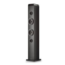 Altavoz torre port?til ngs sky charm pro bk 80w bt 5.4 fm usb aux. optica madera color negro