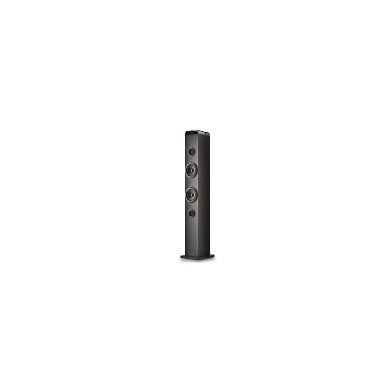 Altavoz torre port?til ngs sky charm pro bk 80w bt 5.4 fm usb aux. optica madera color negro