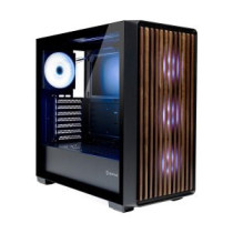 Caja atx unyka revelat madeira black 2x3.5\ 2x2.5\" 2xusb3.0 1xusb-c gpu 425mm frontal madera"