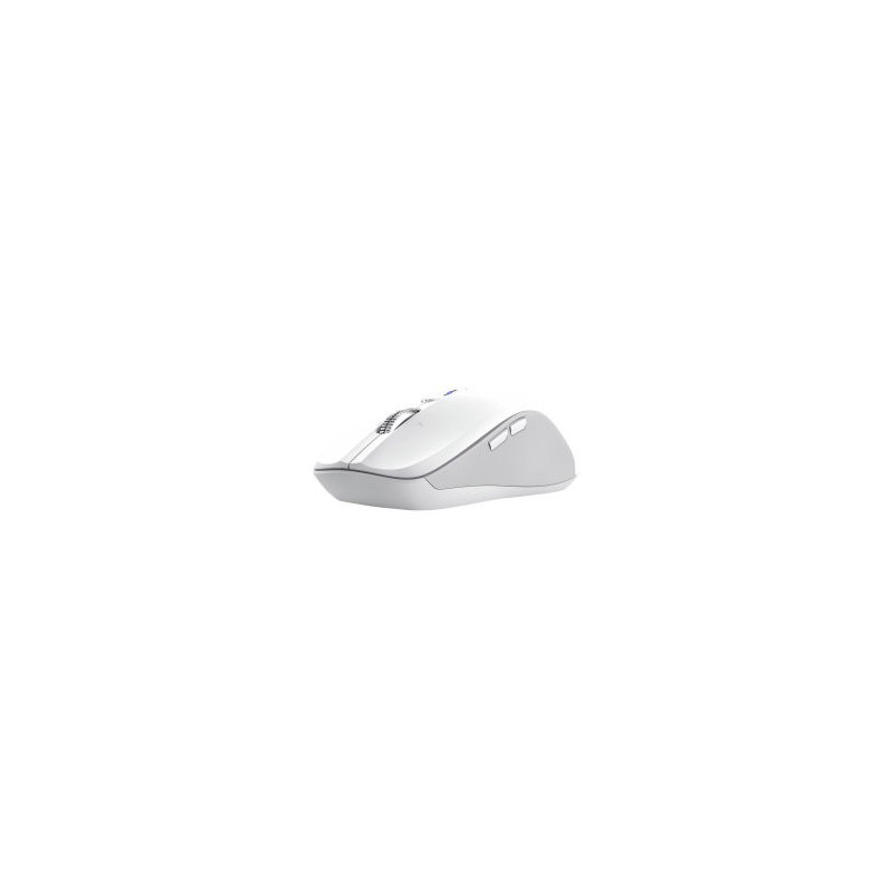 Mouse trust wireless y bluetooth ferro blanco 3200 dpi ajustable 9 botones 3 dispositivos