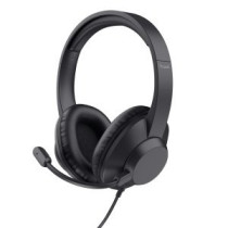 Headset trust ayda max color negro jack 3.5mm cable 1,8m