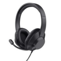 Headset trust ayda max color negro jack 3.5mm cable 1,8m