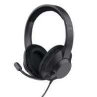 Headset usb-c trust ayda max color negro cable 1,8m adaptador usb-c a usb-a enc