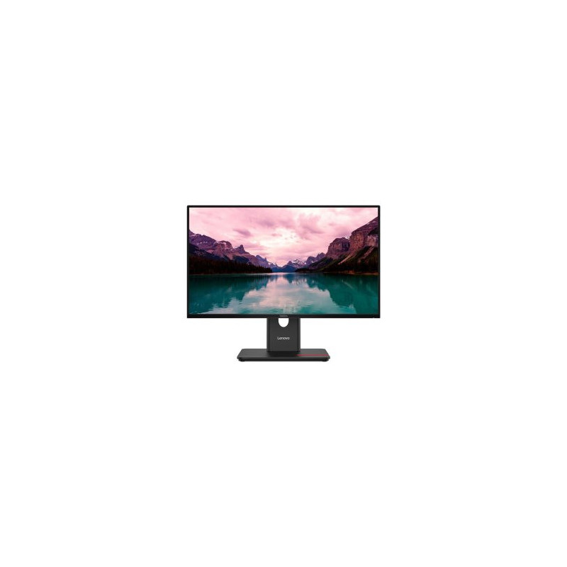 Monitor 24\ hdmi displayport vga lenovo t24-40 fhd hub usb-a y usb-c regulable en altura y pivotante"
