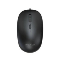 Mouse approx appxm150 cable 1.35 1600 dpi ajustables 4 botones color negro