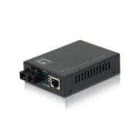 Conversor fibra optica level one 10/100tx a 100base-fx sc (40km)