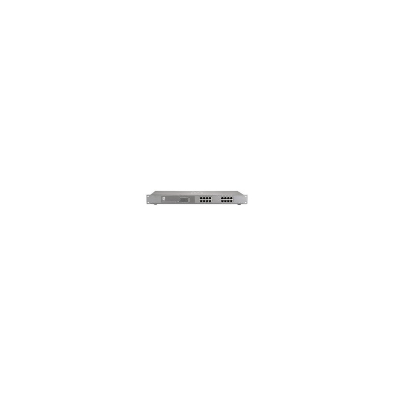 Switch no gestionable level one fep-1612w380 16p 16xpoe 100mb 380w carcasa metalica