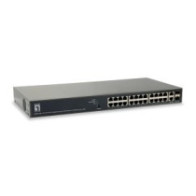 Switch semigestionable level one gep-2651 26p 24xgb poe 2xgb rj45/sfp 185w carcasa metalica