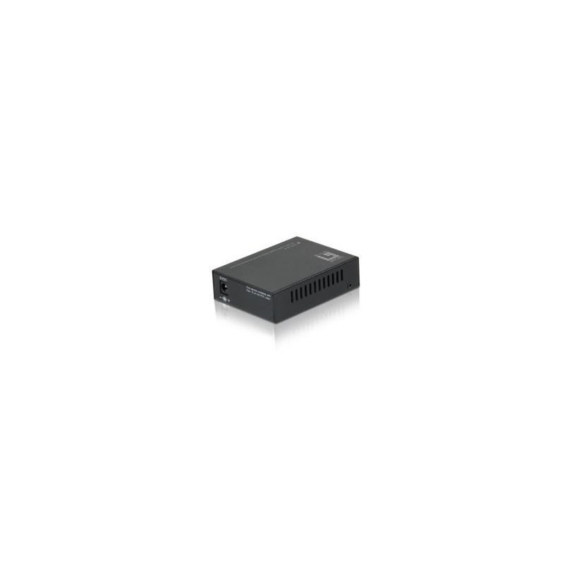 Convertidor fibra level one gvt-2010 rj45 ethernet a sfp gb poe pd