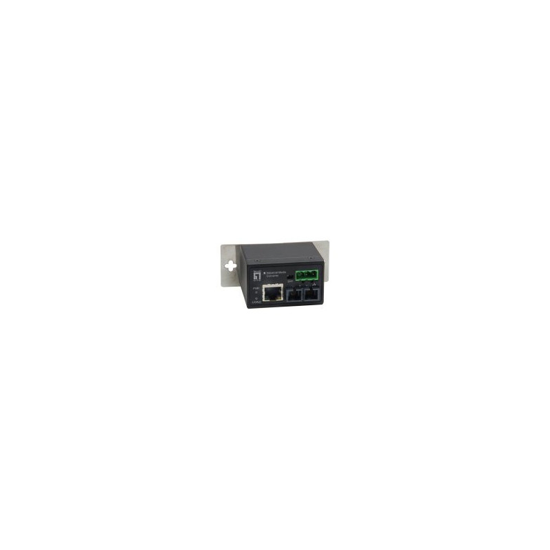 Convertidor fibra level one iec-4002 rj45 ethernet a fibra multimodo st 2km