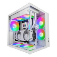 Caja atx cube mars gaming mcvonew blanco cristal continuo gpu 334mm 1x3.5 2x2.5