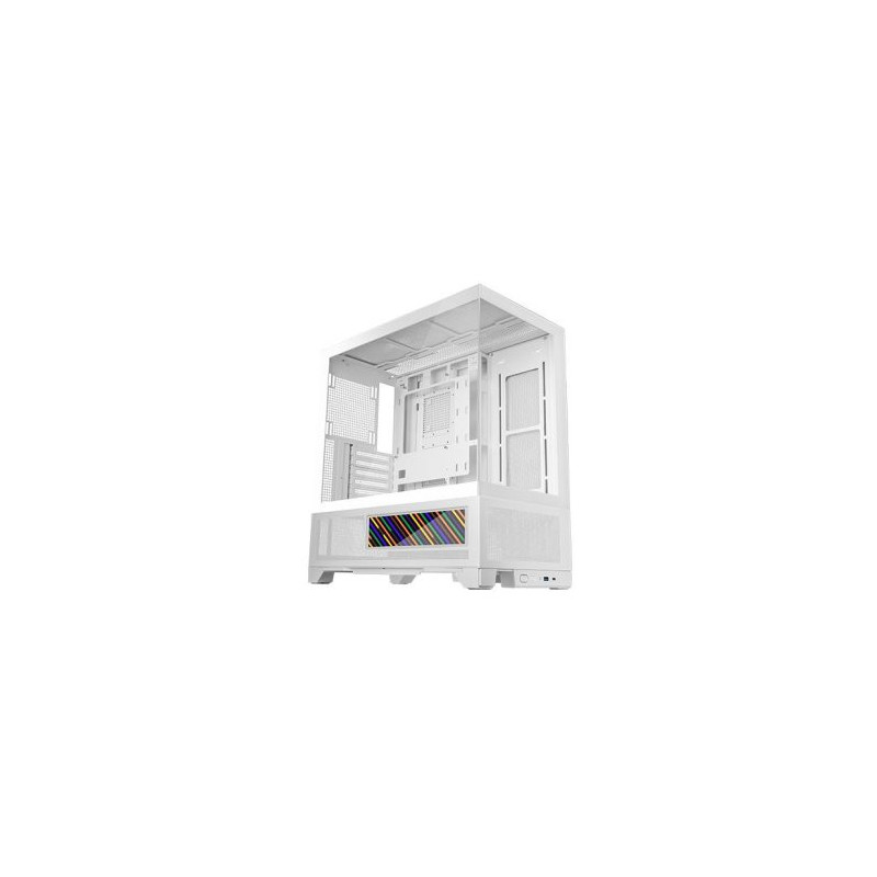Caja atx mars gaming mclcdx blanco cristal templado continuo lcd gpu 425mm 3x2.5 o 3x3.5