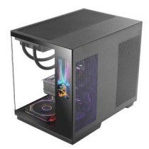 Caja atx cube mars gaming mcmirage negro cristal continuo lcd gpu 400mm 1x3.5 2x2.5