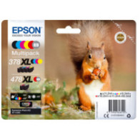 Tinta original epson 378 xl / 478 xl multiplack 6 colores