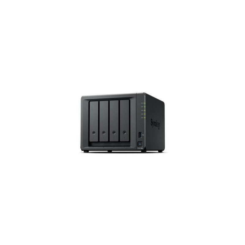Servidor nas synology ds925+ 4 bahias  raid jbod 0,1,5,6,10 - 4gb ram