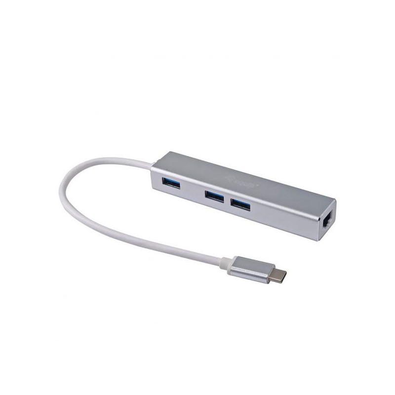 Adaptador usb-c equip 133481 a 3xusb-a 3.0 1x1gb rj45