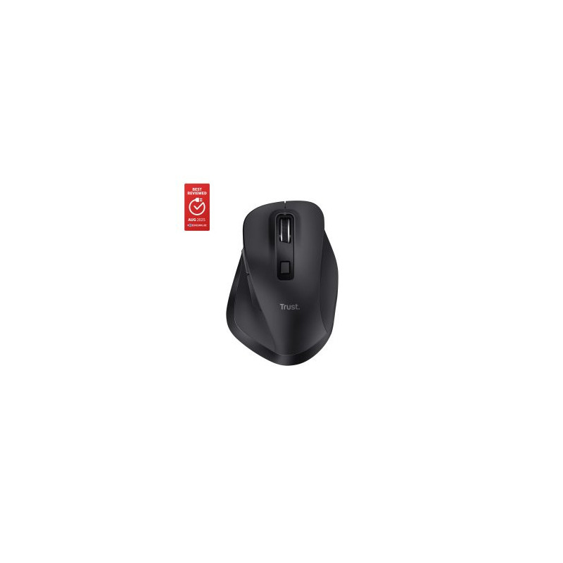 Mouse trust bluetooth fyda negro 2400 dpi ajustable 6 botones