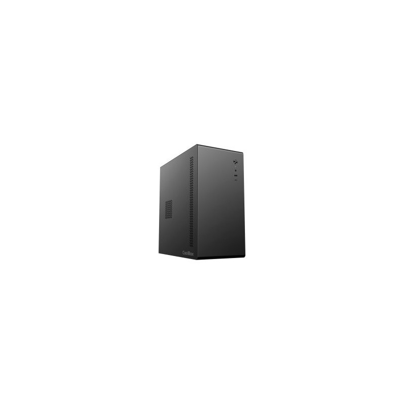 Caja microatx coolbox m640c gpu max 300mm 1x3.5 2x2.5 color negro con fuente basic500gr 500w