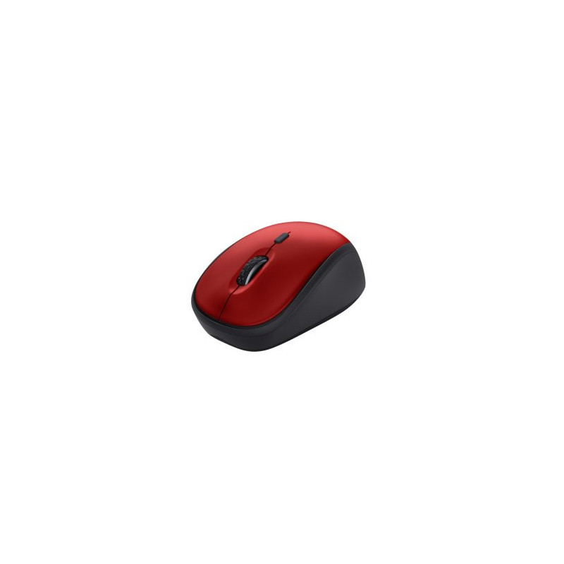 Mouse trust wireless yvi+ eco rojo 1600dpi ajustable 4 botones