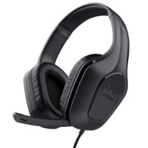 Headset trust gxt 417 zirox negro cable 120cm jack 3.5mm
