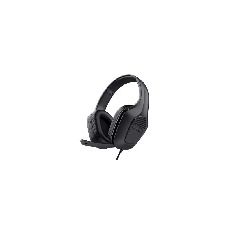 Headset trust gxt 417 zirox negro cable 120cm jack 3.5mm