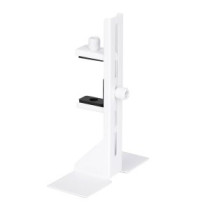 Soporte para vga universal abysm ab451001 blanco metalico regulable base con adhesivo