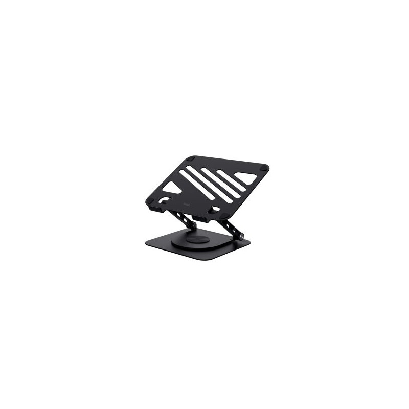 Soporte de portatil trust zeff metalico color negro plegable giratorio hasta 16\ 10kg"