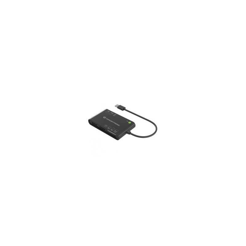 Card reader externo concentronic bian010b usb-c y usb-a sd, sdhc, sdxc, micro sd, mmc,ms, cf, xd
