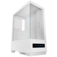 Caja atx mars gaming mcpulsarw doble cristal templado lcd frontal gpu 332mm blanco