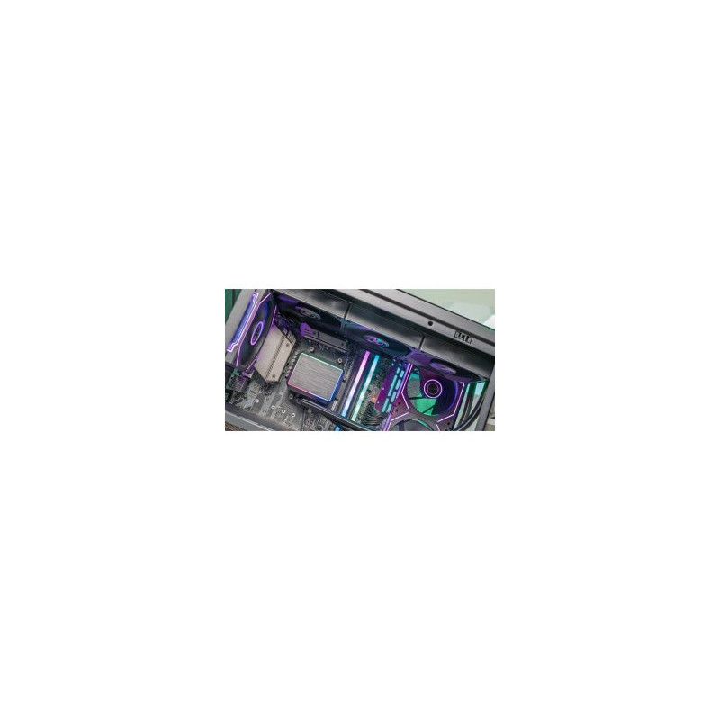 Sistema de refrigeracion liquida mars gaming mlproii360 3x120mm 600w tdp pantalla lcd negro