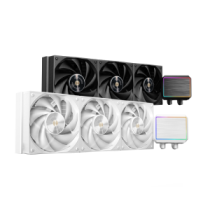 Sistema de refrigeracion liquida mars gaming mlproii360w 3x120mm 600w tdp pantalla lcd blanco