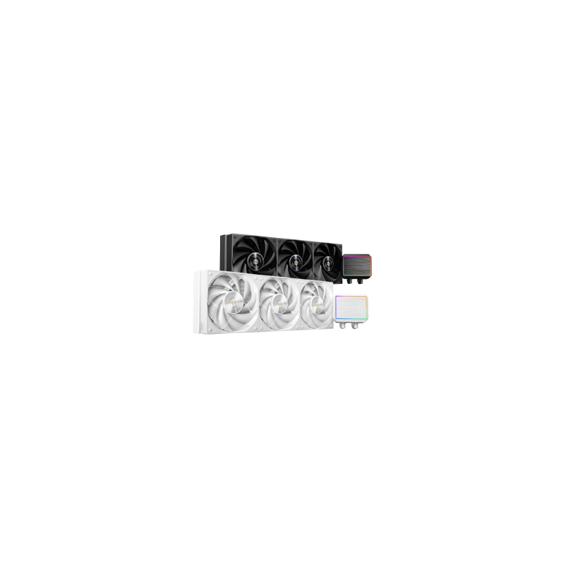 Sistema de refrigeracion liquida mars gaming mlproii360w 3x120mm 600w tdp pantalla lcd blanco