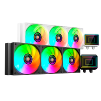 Sistema de refrigeracion liquida mars gaming ml-two360 3x120mm argb 600w tdp color negro