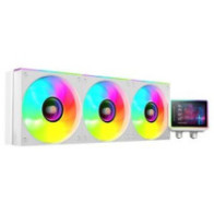 Sistema de refrigeracion liquida mars gaming mlvisionii360w blanco 3x120mm argb tpd 600w pantalla