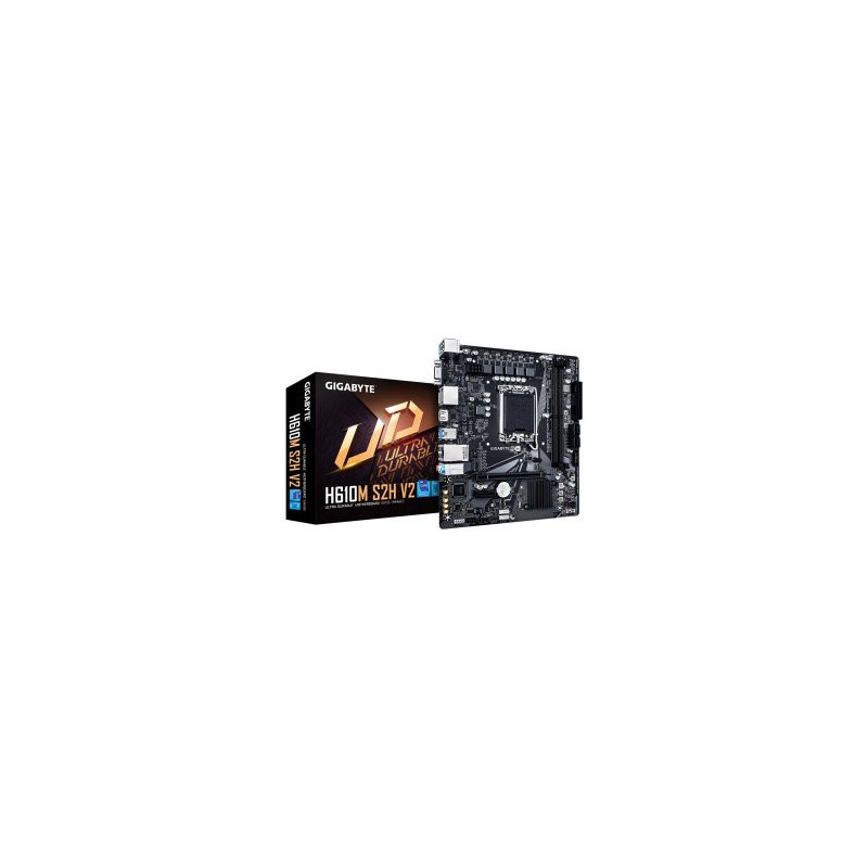 Pb gigabyte h610m s2h v2 m-atx skt lga1700 2xddr5 5600mhz dp hdmi vga lan m.2