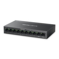 Switch poe+ no gestionable mercusys ms110cmp 10p 10xrj45 100mbps 8xpoe+ 2xgbps 65w 250m