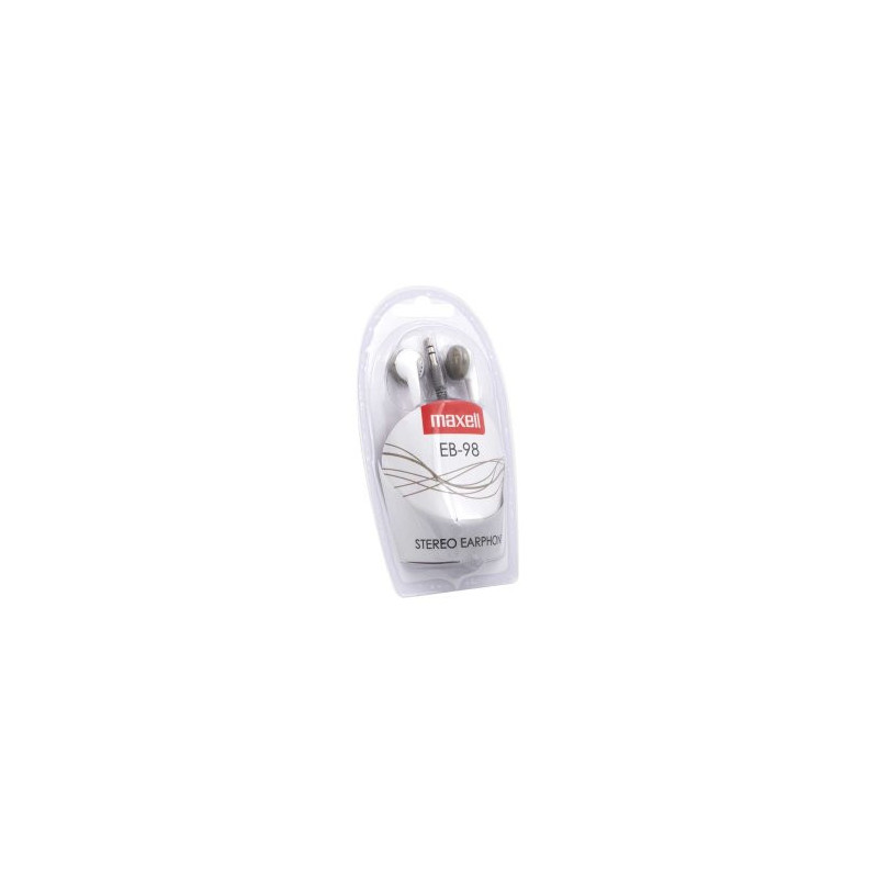 Auricular intrauditivo maxell eb-98 blanco jack 3.5mm 0.94m