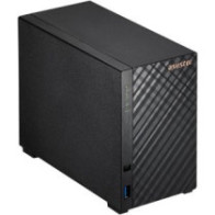 Servidor nas asustor drivestor 2 gen2 as1202t 2 bahias quard-core 1.7ghz 2.5gbe  1gb ddr4 3xusb 3,0